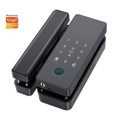 Glomarket Tuya Khóa cửa kính thông minh dấu vân tay sinh trắc học BLE Khóa điện tử thông minh Cho văn phòng Cửa kính