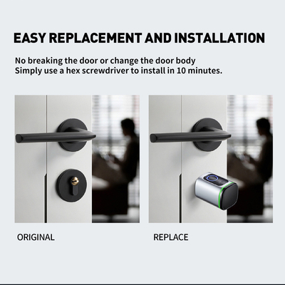 Glomarket Home Smart Door Lock Ttlock Khóa ngón tay thông minh Khóa thẻ mở khóa Chất có thể điều chỉnh Đàn Euro Smart Lock Tuya App Khóa cửa