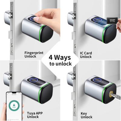 Glomarket Home Smart Door Lock Ttlock Khóa ngón tay thông minh Khóa thẻ mở khóa Chất có thể điều chỉnh Đàn Euro Smart Lock Tuya App Khóa cửa