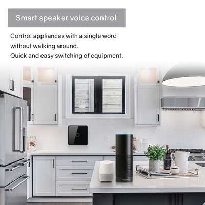 Glomarket Smart EU/UK 1-4Gang Wall Switch WIFI/Zigbee Glass Panel Light Switch Tuya Smart Switch Với Google Alexa