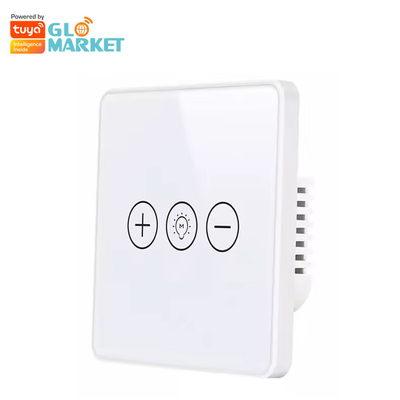 Glomarket Tuya Wifi Công Tắc Thông Minh Không Dây Kính Pha Lê Bảng Cảm Ứng Tường Công Tắc Thông Minh Đèn Mờ Wi-Fi Cho Nhà Thông Minh