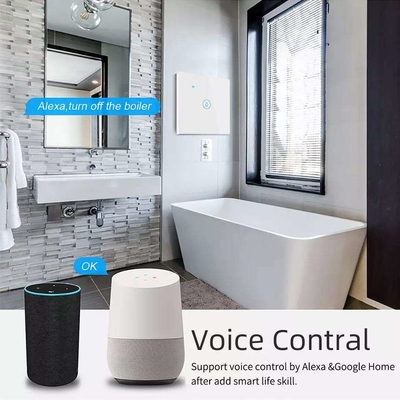 Glomarket Smart Home điều khiển từ xa bằng giọng nói bảng điều khiển cảm ứng máy sưởi nước chuyển đổi Tuya Wifi không dây nồi hơi chuyển đổi