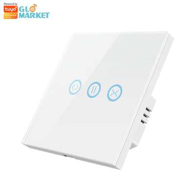 Glomarket Tuya WiFi Smart Touch Screen Ride Switch Rolling Shutter Door Switch Electric Ride Panel APP điều khiển từ xa