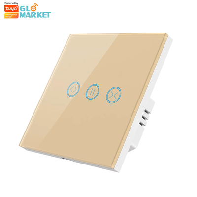 Glomarket Tuya WiFi Smart Touch Screen Ride Switch Rolling Shutter Door Switch Electric Ride Panel APP điều khiển từ xa