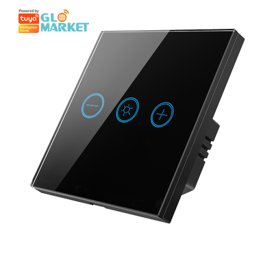 Glomarket Glass Touch Panel Tuya Wifi Bulb Điện không dây điều chỉnh từ xa ánh sáng Dimmer Touch Switch thông minh cho bóng đèn