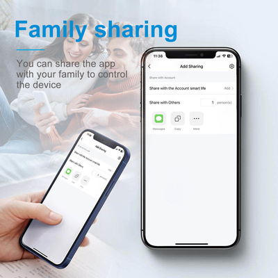 Glomarket Tuya Wifi Smart Wall Light Switch 1/2/3 Gang hỗ trợ Voice/app/touch Control Với màn hình hiển thị nhiệt độ