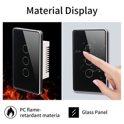 Glomarket Tuya Smart Switch Wifi US Đổi tường điện Google Home Alexa Đèn đèn cảm ứng điều khiển