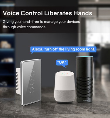 Glomarket Tuya Smart Switch Wifi US Đổi tường điện Google Home Alexa Đèn đèn cảm ứng điều khiển