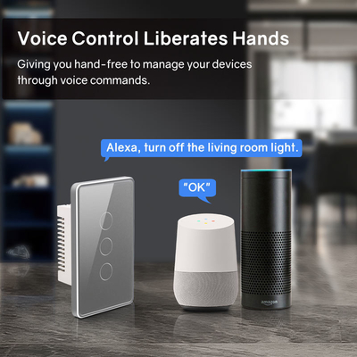 Glomarket Tuya Smart Switch Wifi US Đổi tường điện Google Home Alexa Đèn đèn cảm ứng điều khiển