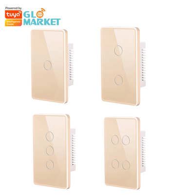Glomarket Tuya Smart Switch Wifi US Đổi tường điện Google Home Alexa Đèn đèn cảm ứng điều khiển