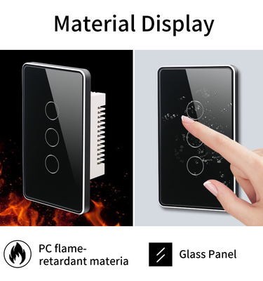 Glomarket Tuya Smart Switch Wifi US Đổi tường điện Google Home Alexa Đèn đèn cảm ứng điều khiển