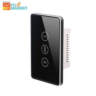 Glomarket US Tiêu chuẩn Tuya Wifi Công tắc rèm thông minh Nút cảm ứng Điều khiển bằng giọng nói Công tắc màn trập thông minh Alexa Google Home