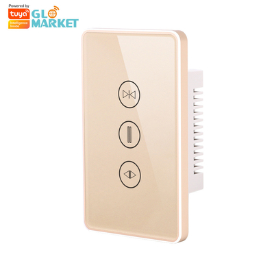 Glomarket US Tiêu chuẩn Tuya Wifi Công tắc rèm thông minh Nút cảm ứng Điều khiển bằng giọng nói Công tắc màn trập thông minh Alexa Google Home