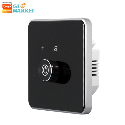 Glomarket Smart Home Dimmer Switch Tuya Zigbee Voice Control Knob Dimming Điều chỉnh độ sáng với màn hình kỹ thuật số