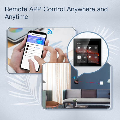 Glomarket Tuya Smart 4 inch đa chức năng màn hình cảm ứng bảng điều khiển Alexa Voice Zigbee Central Control
