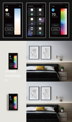Glomarket Tuya 5 Inch Wifi Zigbee Gateway Smart Home Control Panel đa chức năng Music Wall Touch Screen Trung tâm Tuya