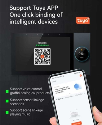 Glomarket Tuya Wifi Smart 7 Inch Control Panel đa chức năng Ble Music Bức tường cảm ứng màn hình Zigbee Hub Gateway Central Control