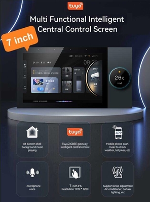 Glomarket Tuya Wifi Smart 7 Inch Control Panel đa chức năng Ble Music Bức tường cảm ứng màn hình Zigbee Hub Gateway Central Control