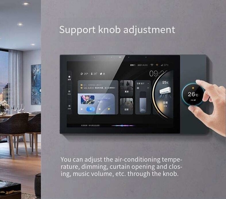 Glomarket Tuya 10 Inch Central Control Panel With Music Play 2 Gang Relay 2 Way Speaker Sản phẩm gia đình thông minh đa chức năng