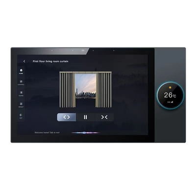 Glomarket Tuya 10 Inch Central Control Panel With Music Play 2 Gang Relay 2 Way Speaker Sản phẩm gia đình thông minh đa chức năng