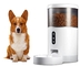 4 lít Máy phân phối thức ăn cho chó Alexa Tự động nạp thức ăn cho vật nuôi có camera